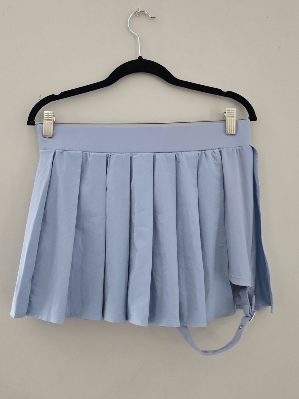 Halara Light Blue Pleated Tennis Athletic Skort Size L